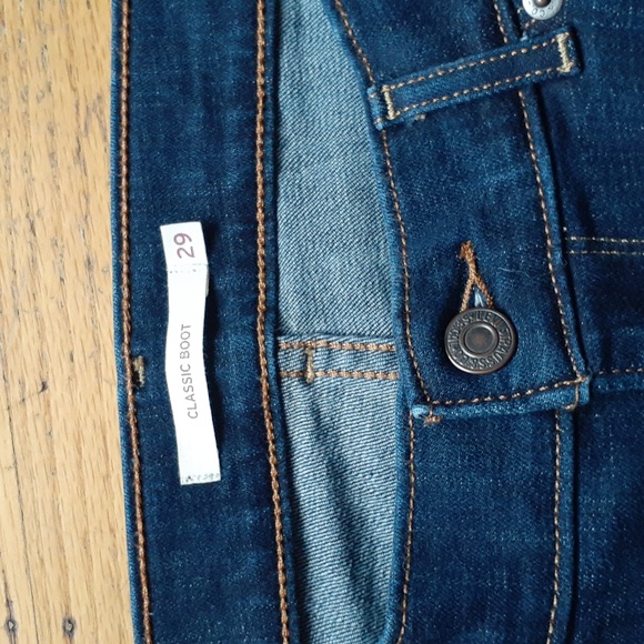 Levi's Women's Boot Cut Jeans - Dark Blue - Picture 3 of 5